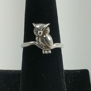 🇨🇦 Sz 7.25 Sterling Owl Ring